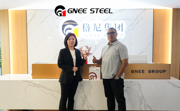 Indian customers come to GNEE Steel for galvanized steel coils