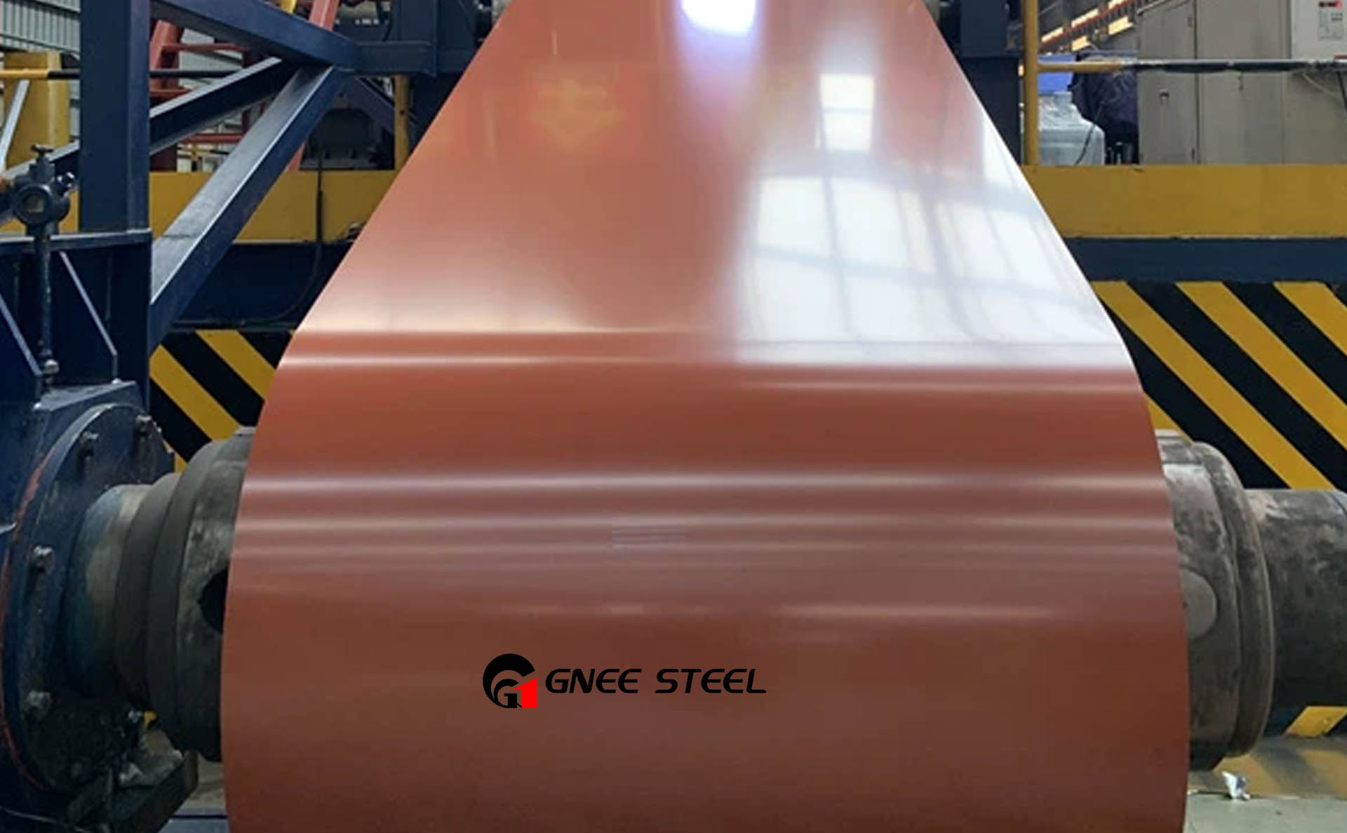 Peru--800 Tons Prepainted Galvalume Steel Coil Load To Tianjin Port