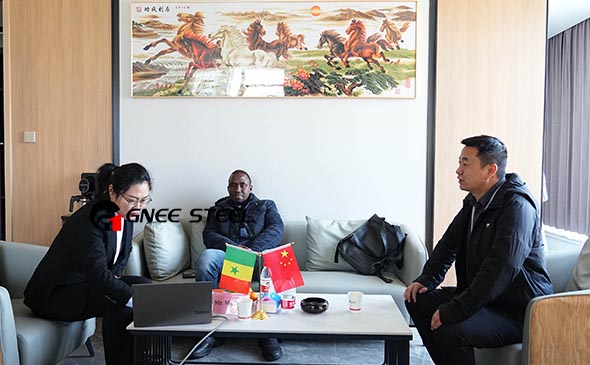 Warmly welcome distinguished customers from Senegal to visit GNEE