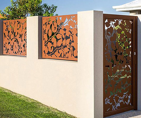 Garden Privacy Art Metal Screens Panels