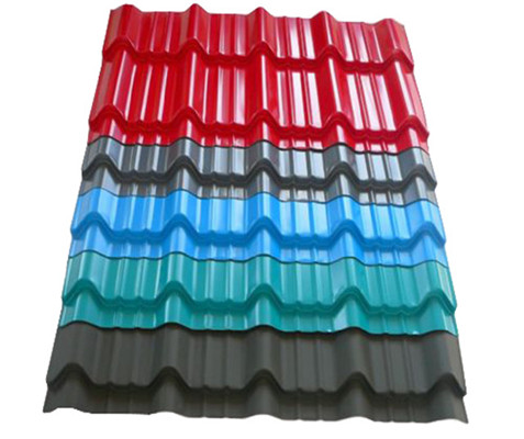 Corrugated galvanized roofing sheet