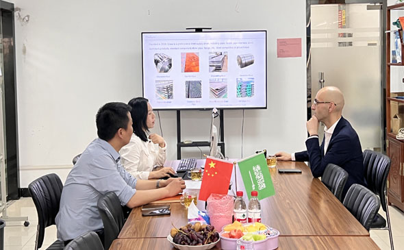 Welcome Saudi Arabia customers to visit our company