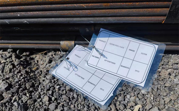 Q235B carbon steel plate ordered by French customer will be shipped immediately