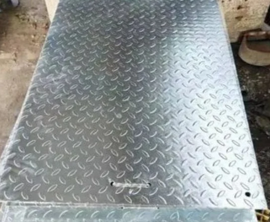 galvanised steel chequer plate
