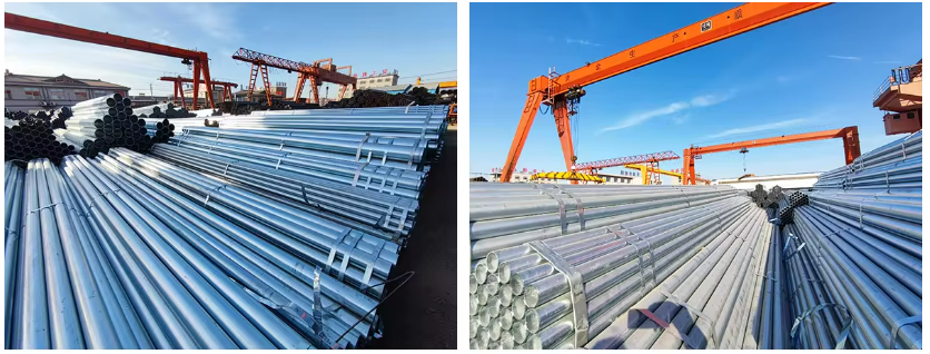 The main material of galvanized pipe