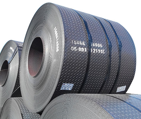 checkered steel coil