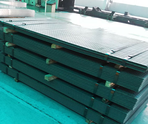 checkered steel coil